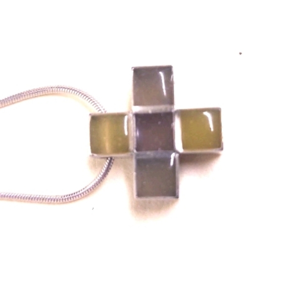 Swatch Bijoux Women's 925 Italy Silver Cross Charm Necklace 3 Colors To Choose - Picture 16 of 16